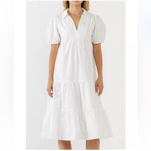 ENGLISH FACTORY
Women's Poplin Midi Dress S